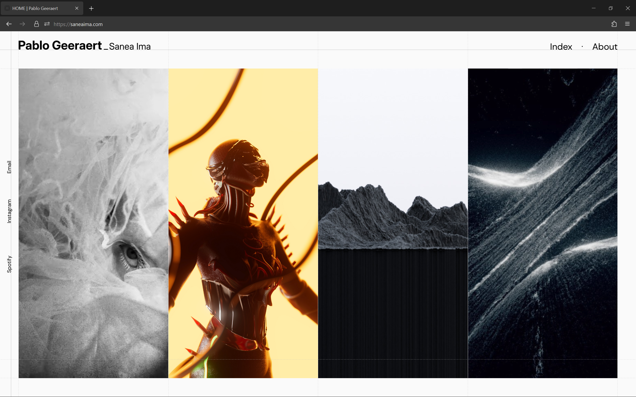 Page with four large portrait images.